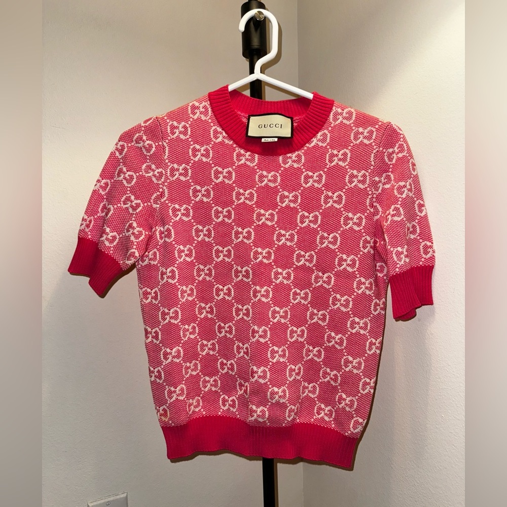 Gucci Jacquard Knit Top